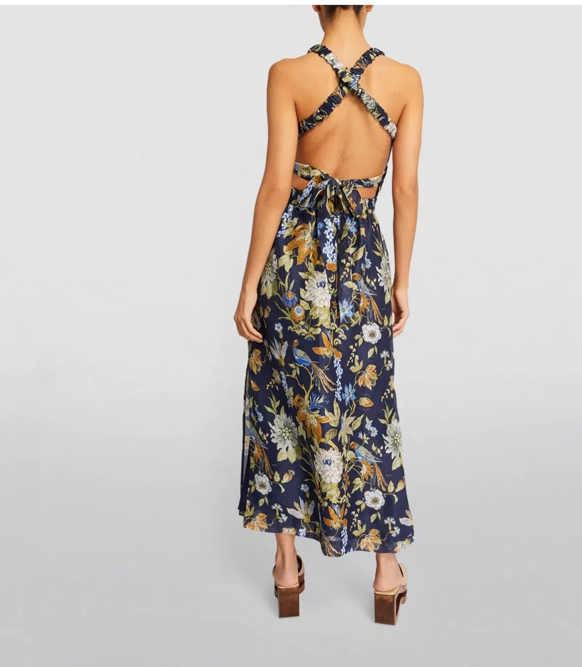 Sir the Label Lilian Cross Back Dress Delia Floral Size 0/ AU 6 - Image 3