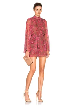 Zimmermann Karmic Flare Sleeve Playsuit Paisley Chintz Size 1 / AU 10 for rent on The Volte - image 1