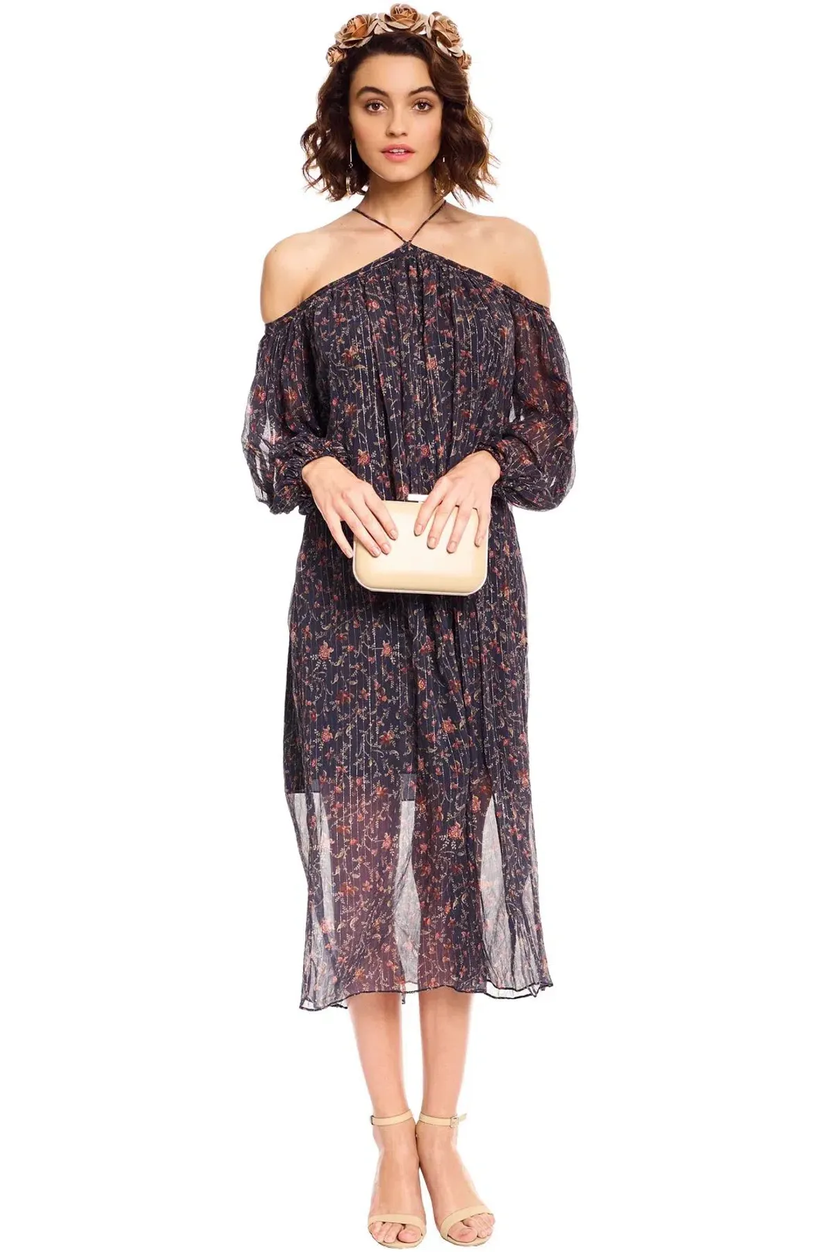 Zimmermann Havoc Suspend Midi Dress Paisley Floral Size 0 / AU 8 - Image 1