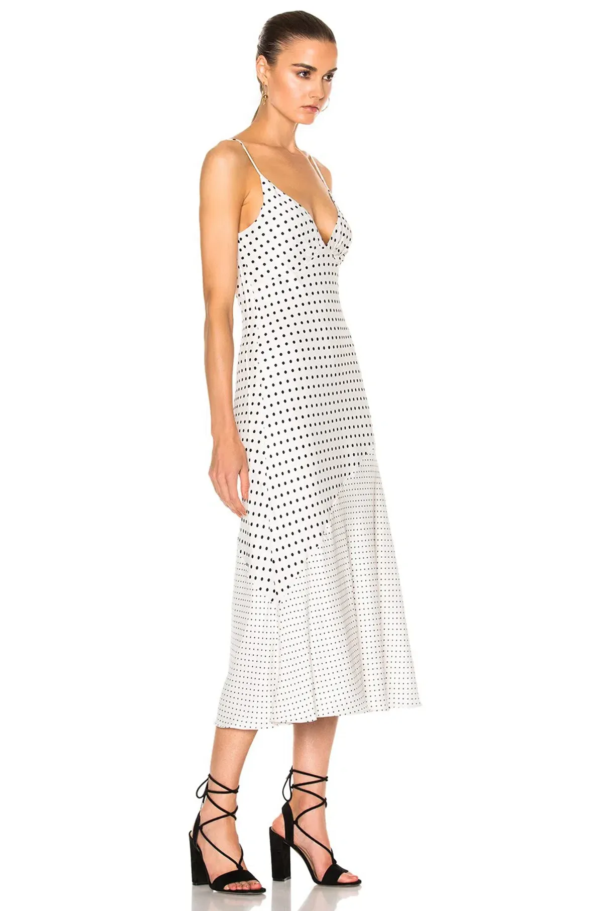 Zimmermann Stranded Tuck Slip Midi Dress Pearl Dot Size 1 / AU 10 - Image 2