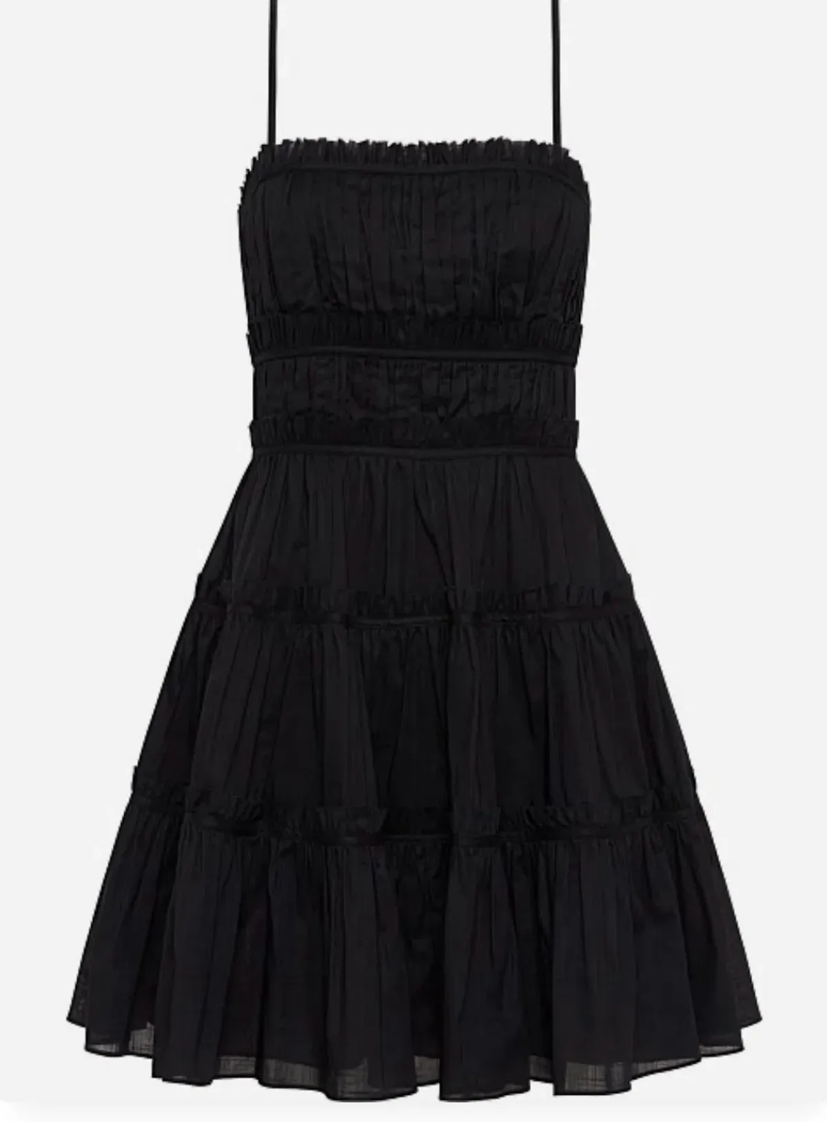 Aje Breathless Mini Dress Black Size 14 - Image 5