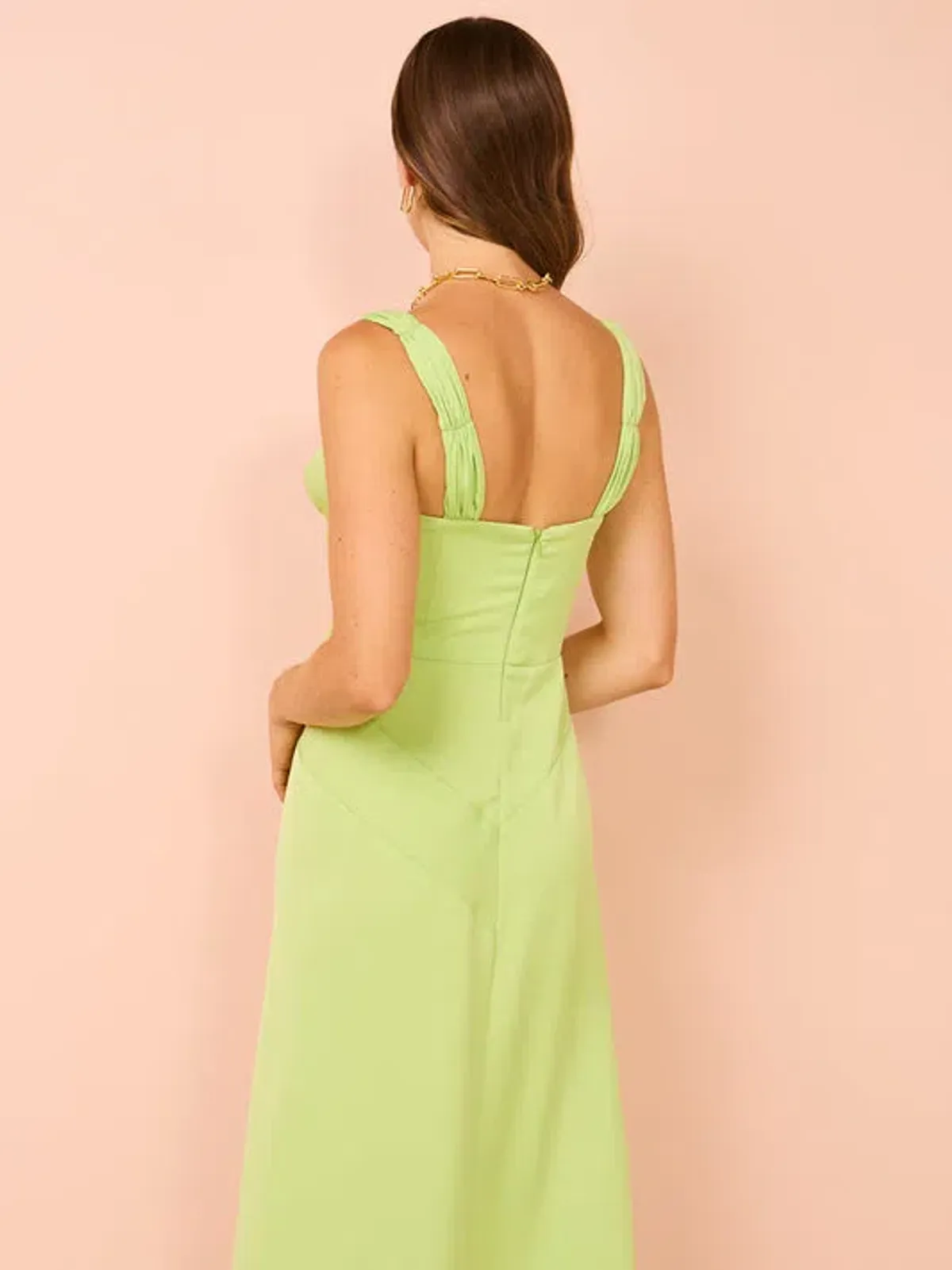 One Fell Swoop Ella Dress In Green Grape Size 10 - Image 6