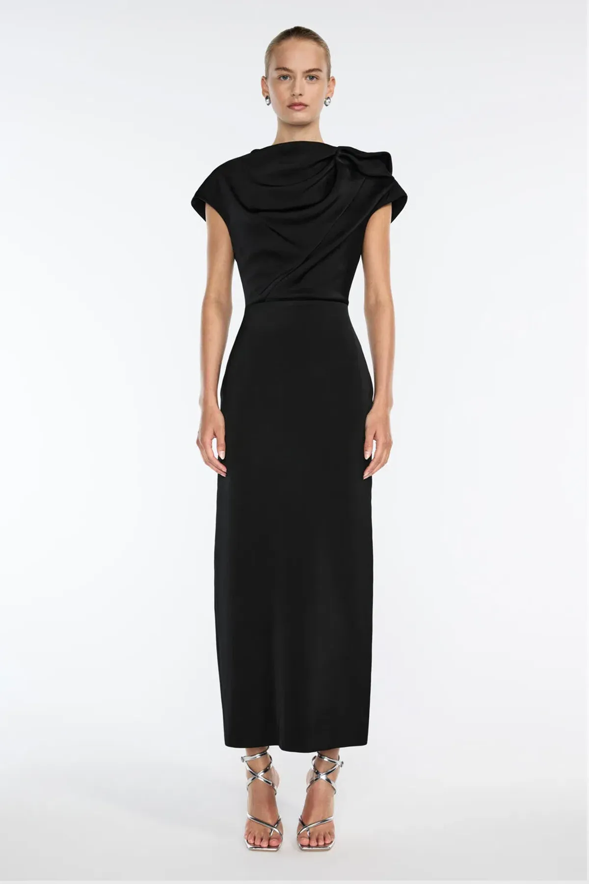 Manning Cartell Grand Illusion Maxi Gown Black Size 16 - Image 1