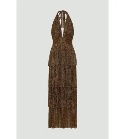 Sheike Galaxy Dress Bronze Size 10 for rent on The Volte - image 2