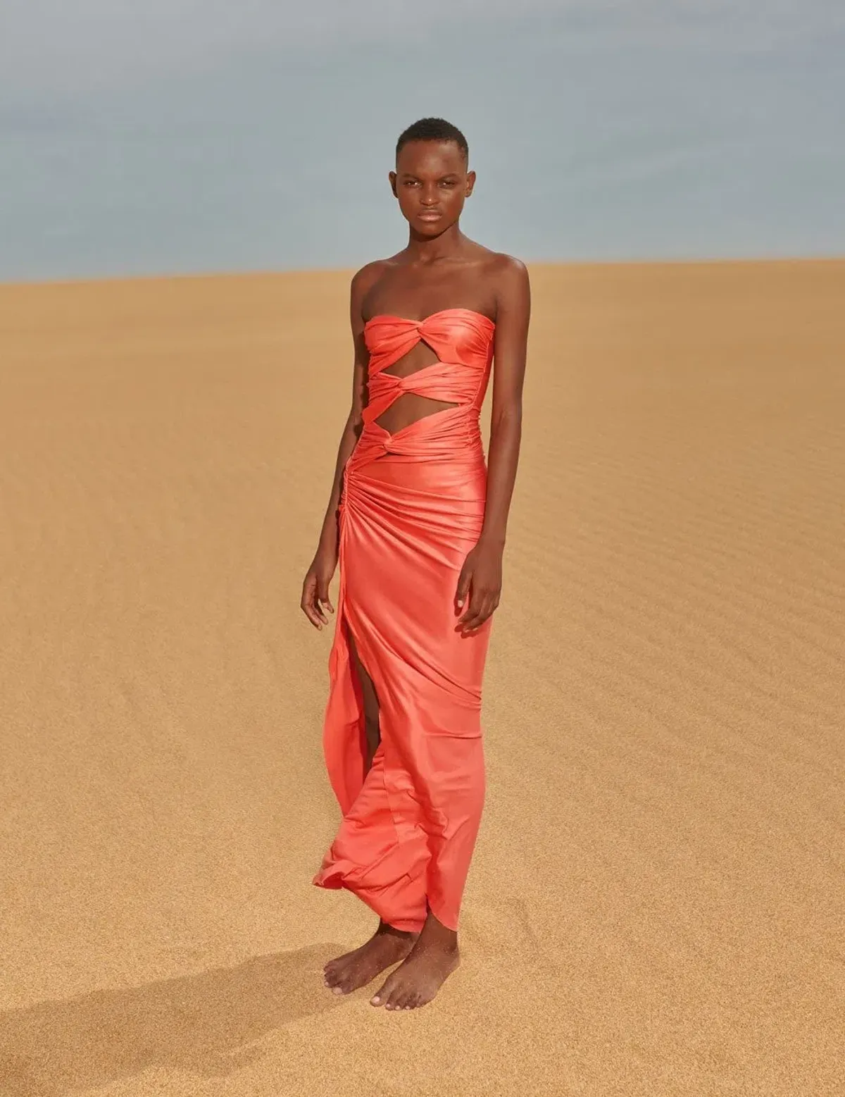Baobab Vera Dress Coral Size 8 - Image 1