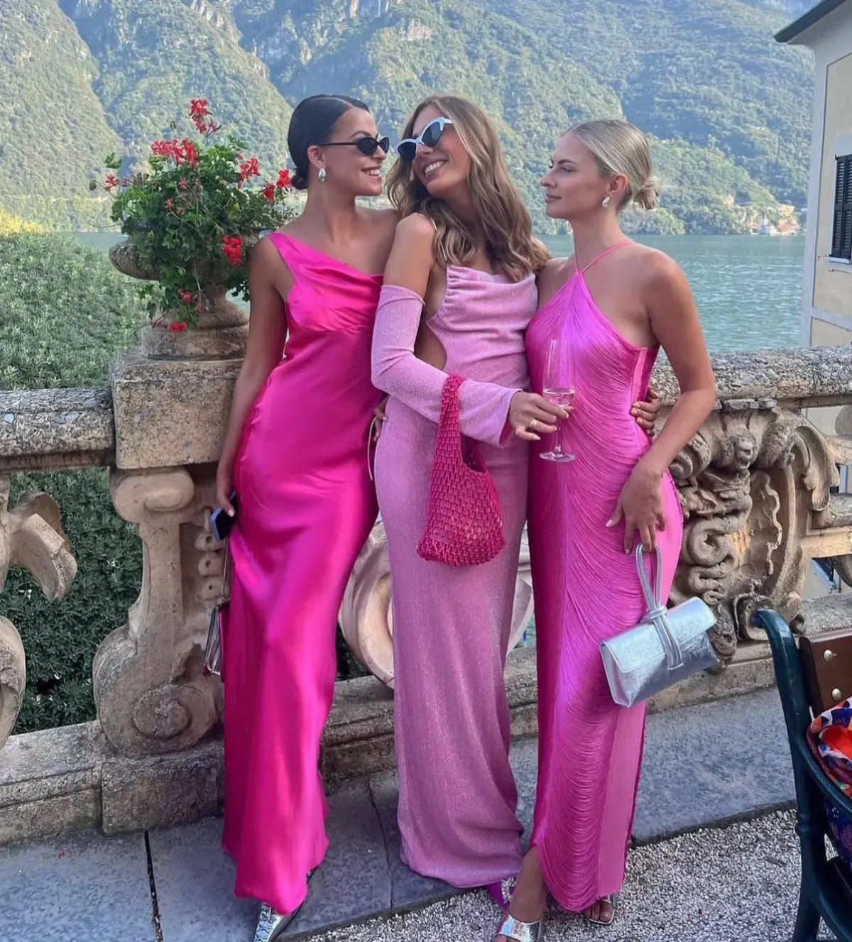 Natalie Rolt Monika Gown Neon Pink Size 1 / AU 8 - Image 2