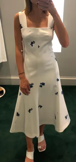 Camilla and Marc Diliana Midi Dress White Size 6 for rent on The Volte - image 3