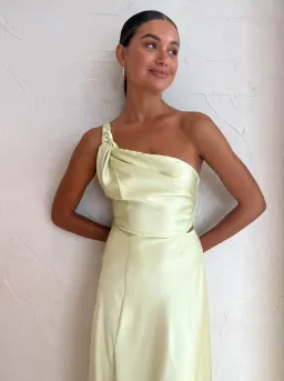 One Fell Swoop Hepburn Maxi In Limoncello Size 6 for rent on The Volte - image 2