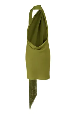 Rat & Boa Serafia Dress in Green Size XS/AU 6 for rent on The Volte - image 4