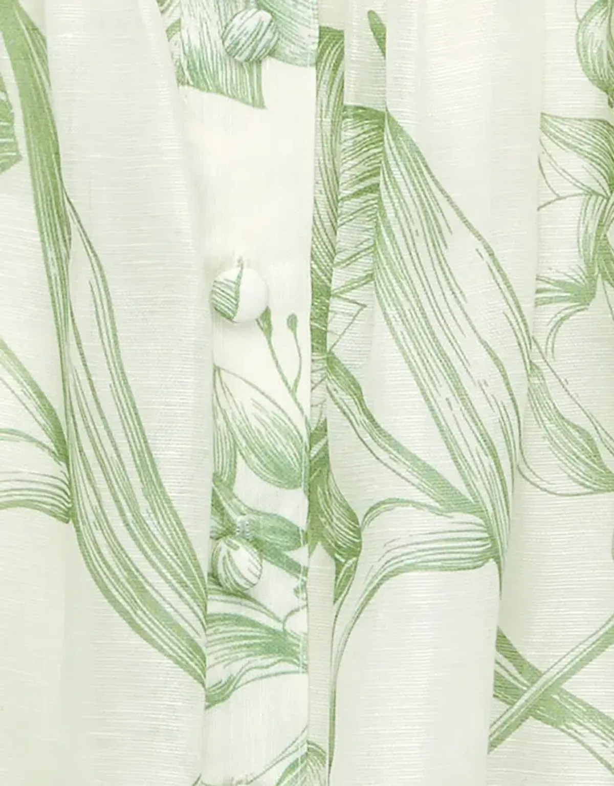 Leo Lin Cassandra Belted Mini Dress Harmony Print in Celadon Size AU 10 - Image 3