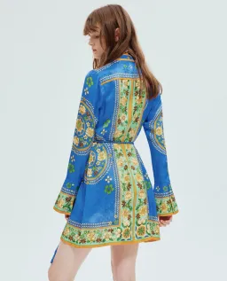 Alemais Linda Mini Dress Multi Floral Size 10 for rent on The Volte - image 2