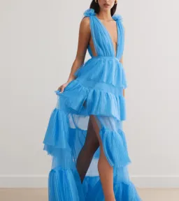 Lexi Zendaya Dress in Blue Size 6 for rent on The Volte - image 2