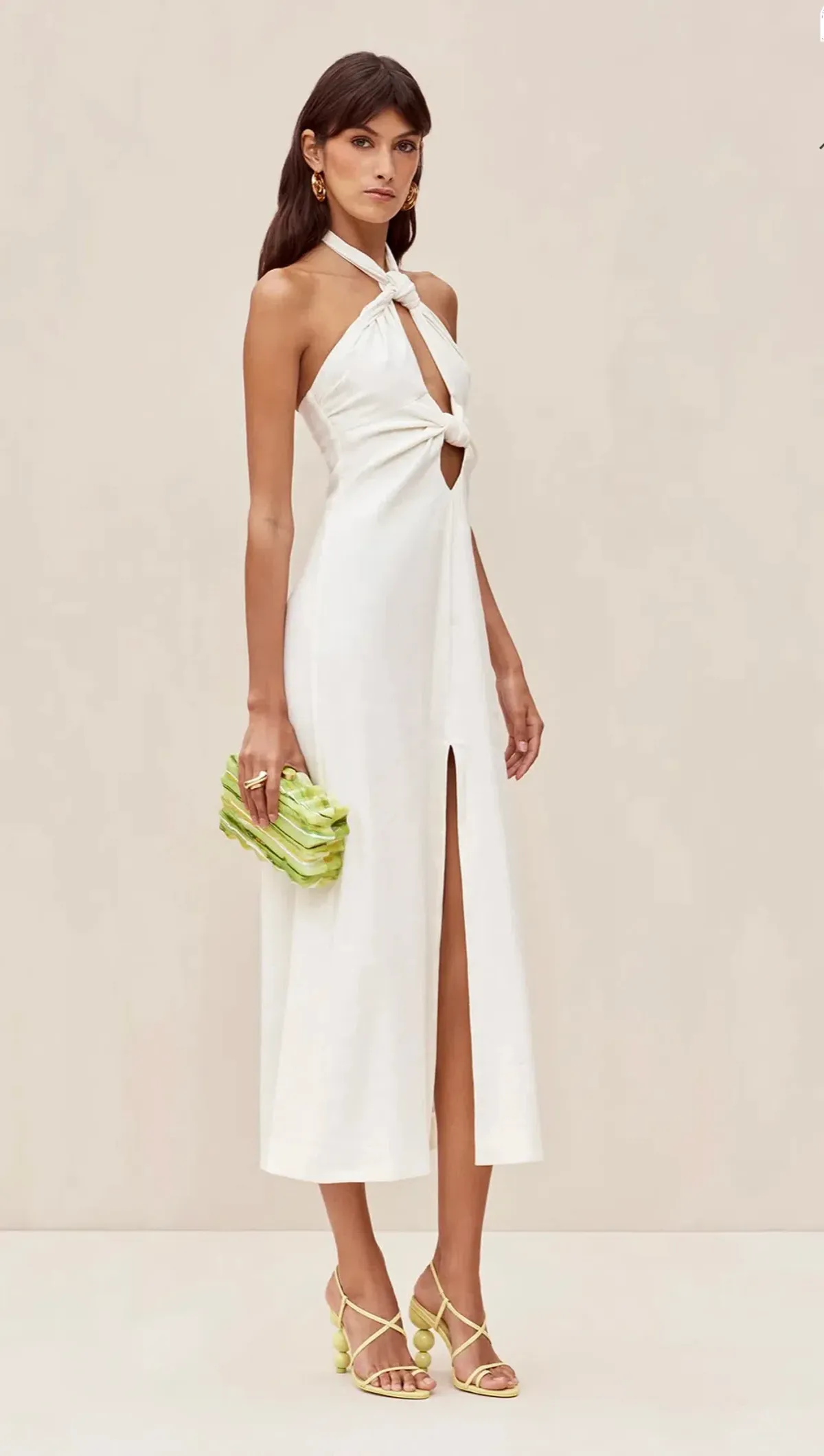 Cult Gaia Susana Dress Off White Size XS / AU 6 - Image 4