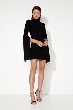 Mossman The Sense of Mystery Mini Dress Black Size 6 for rent on The Volte - image 3