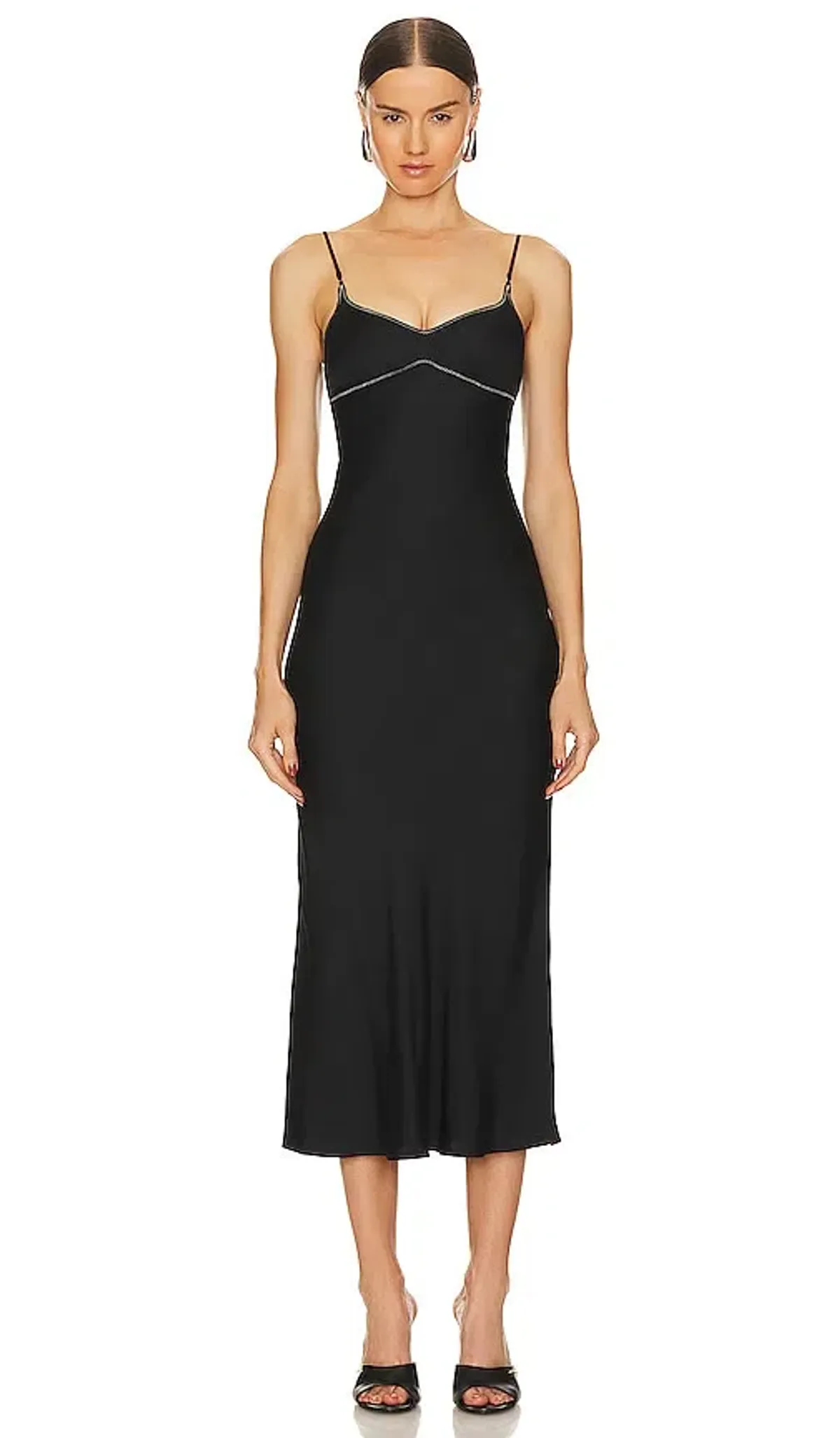 Bec & Bridge Emery Midi Dress Black Size AU 6 - Image 1