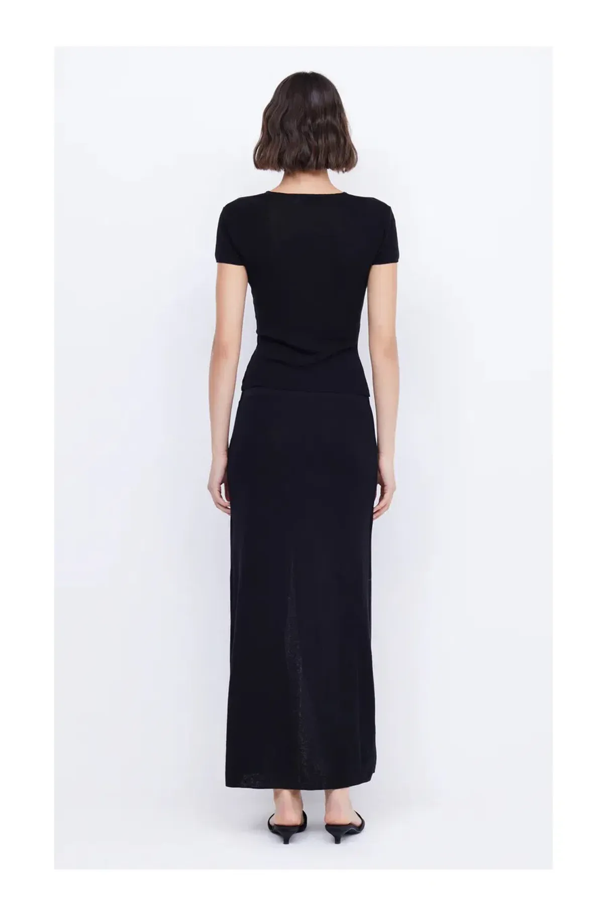 Bec and Bridge Caspian Knit Maxi Skirt Black Size S - Image 3