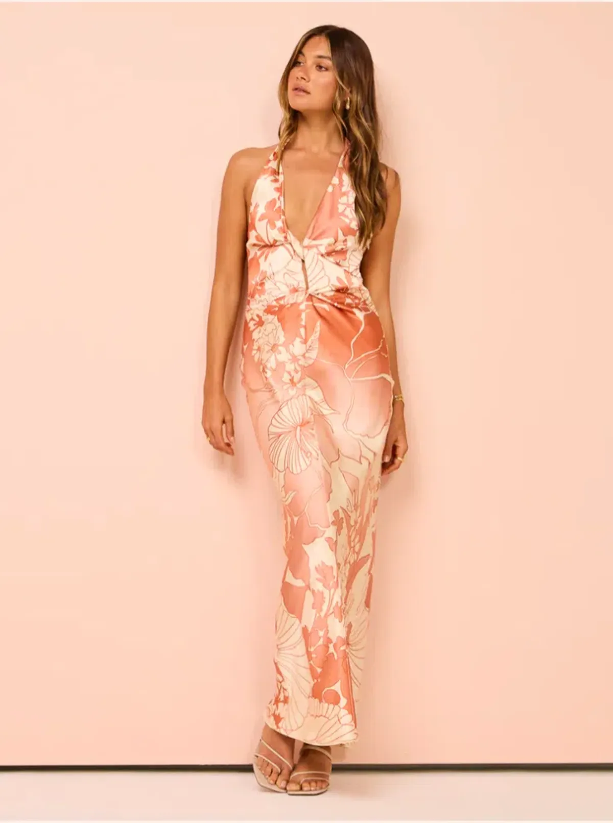 Sir The Label Como Twist Dress in Paradiso Print Size 3 / AU 12 - Image 5