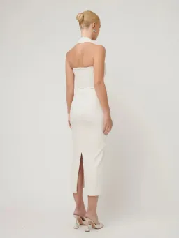 Effie Kats Meline Midi Dress in Ivory Size S / AU 8 for rent on The Volte - image 3