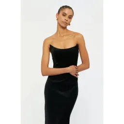 Ginger & Smart Soloist Strapless Gown Black Size AU 12 for rent on The Volte - image 2