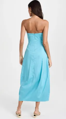 Cult Gaia Chiara Midi Dress Cabana Blue Size AU 6 (US 2) for rent on The Volte - image 4