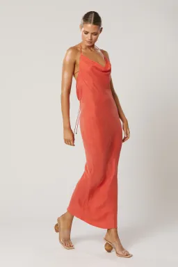 Winona Marcella Cowl Dress Scarlet Red Size XXS / AU 4 for rent on The Volte - image 5