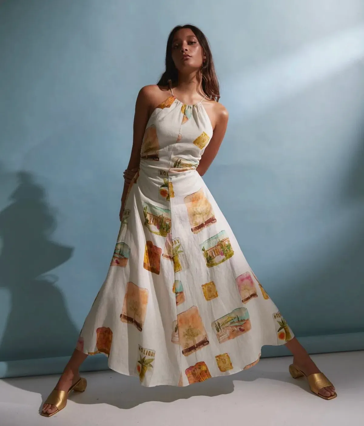 Roame Evy Dress in Desert Vista Size 1/Au 8 - Image 1