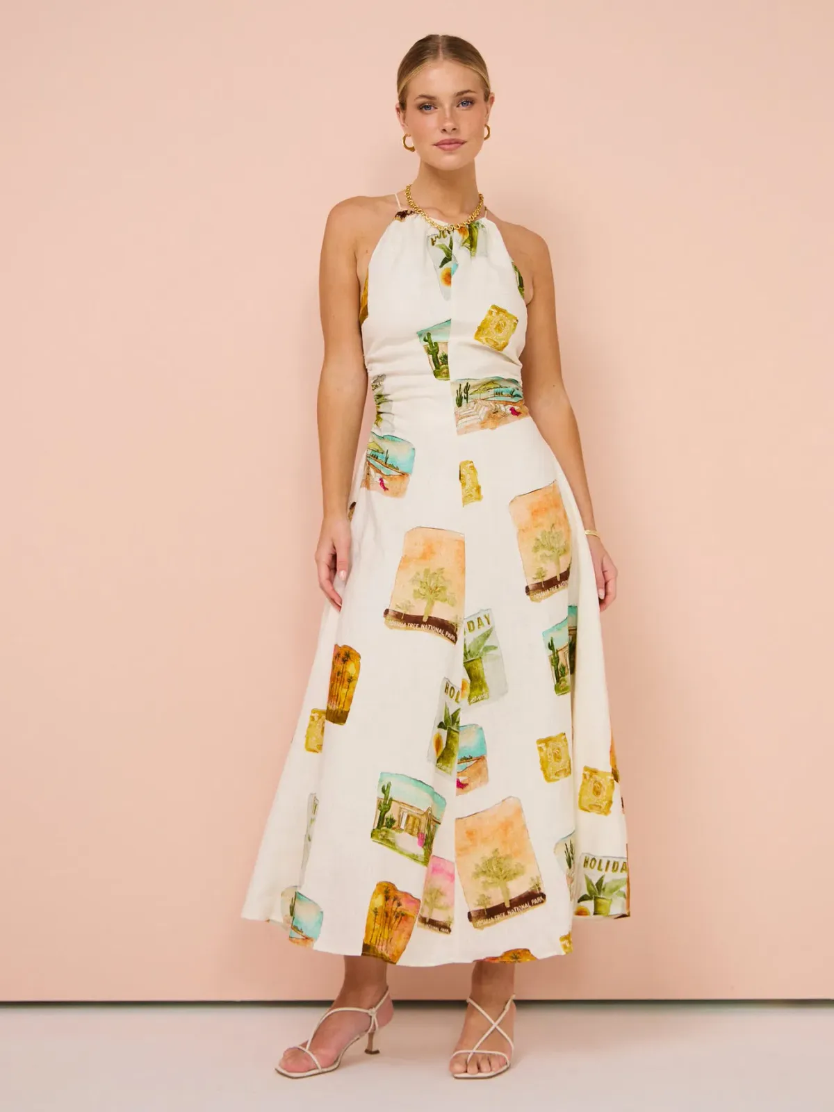 Roame Evy Dress in Desert Vista Size 1/Au 8 - Image 2