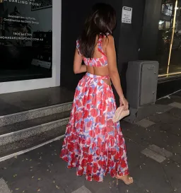Nia & Rose Summer Breeze Maxi Dress Floral Size 8  for rent on The Volte - image 3