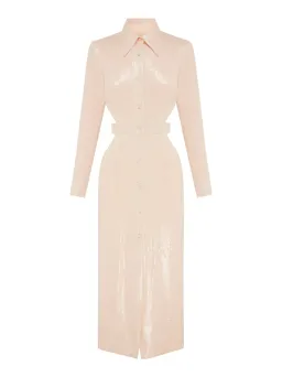 Alice McCall Night Sky Trench Dress Chai Latte Size 10 AU for rent on The Volte - image 4