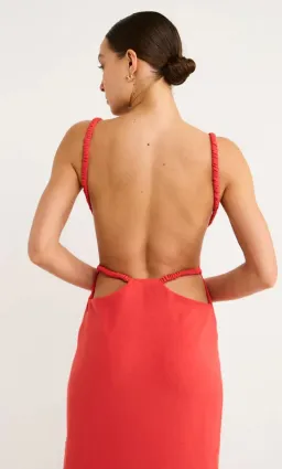 Sir the Label Spoerri Backless Gown Red Size 1 / 8 for rent on The Volte - image 3