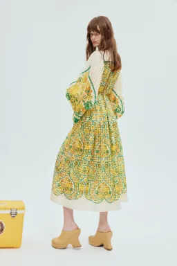Alemais Rhonda Shirtdress Multi Floral Size 14 for rent on The Volte - image 4