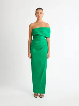 Sheike Giselle Gown in Jade Green Size 12 for rent on The Volte - image 1
