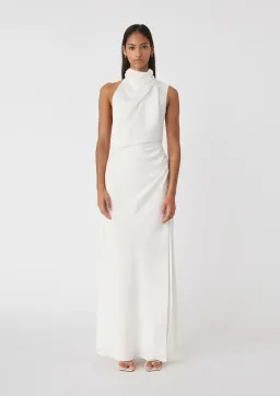 MISHA Constantina Gown Ivory Size 14  for rent on The Volte - image 1