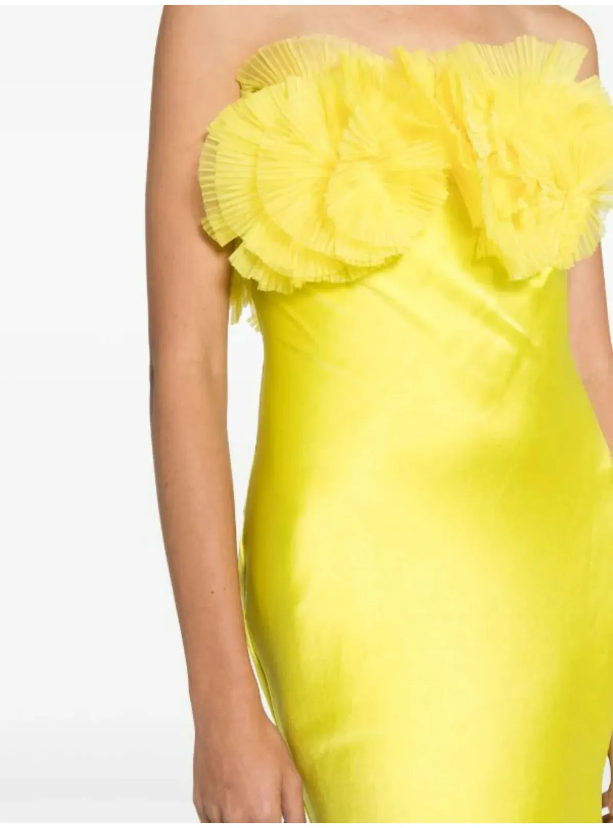 Rachel Gilbert Eyelar Gown Yellow Size 1  / AU 8 - Image 2