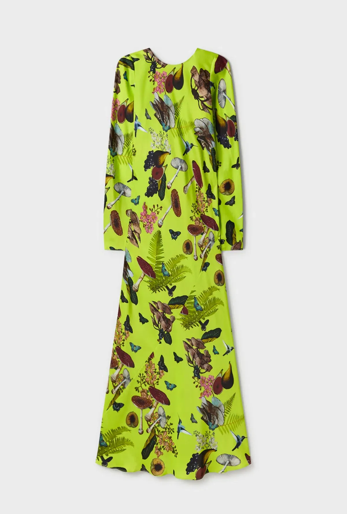 Silk Laundry Sienna Dress Magic Mushroom Fern Size 8 - Image 3