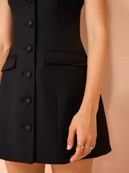 Anna Quan Sofia Mini Dress Black Size 12 for rent on The Volte - image 4