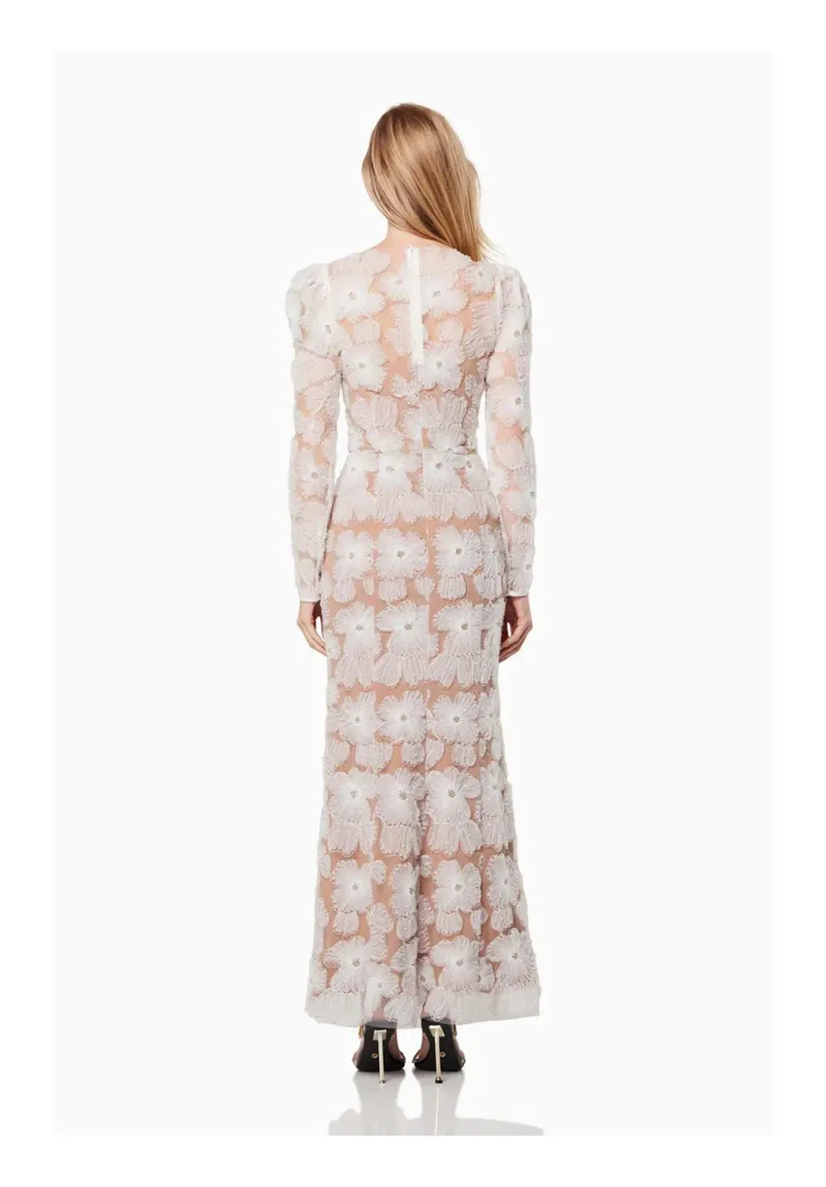 Elliatt Darcy Maxi Gown in White Size Small /AU 8 - Image 3