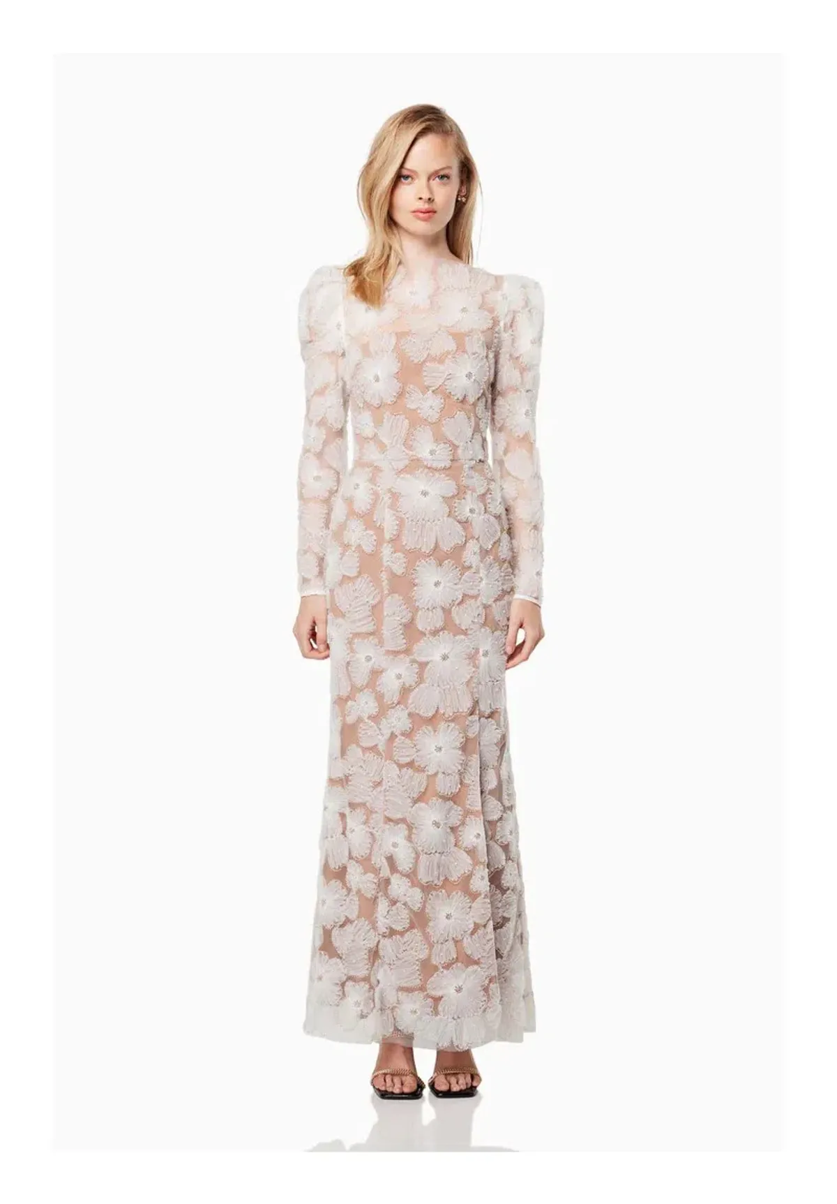 Elliatt Darcy Maxi Gown in White Size X-Large / AU 14 - Image 1