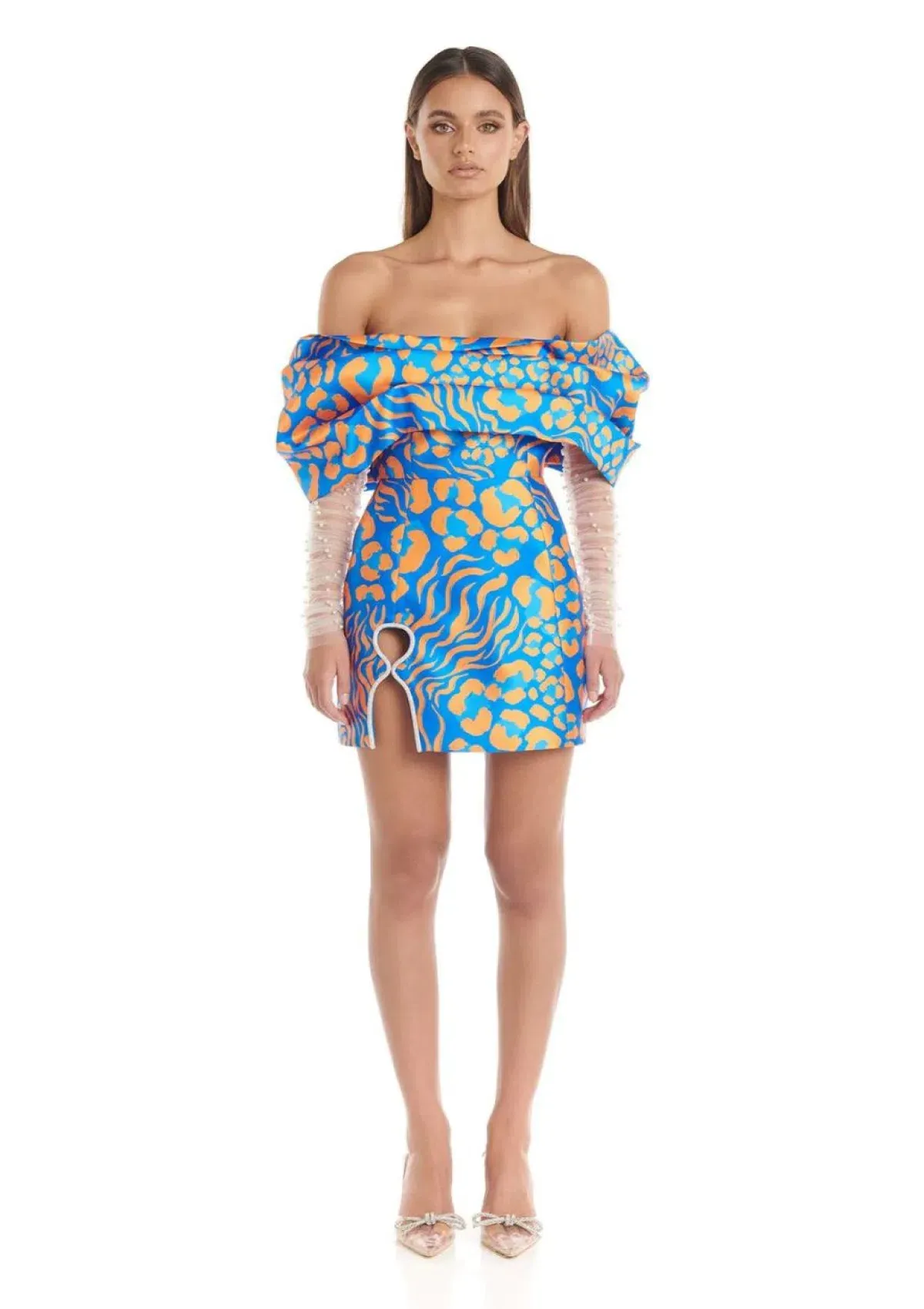 Eliya The Label Lola Mini Dress in Blue Size Small / AU 8 - Image 3