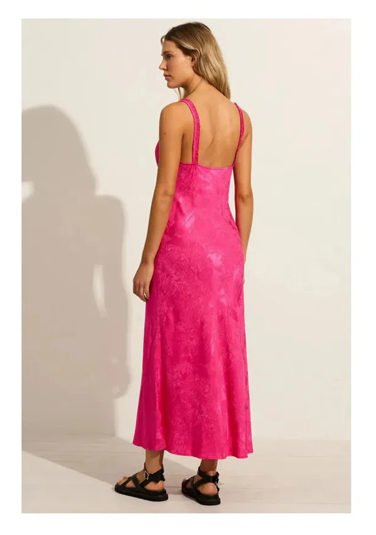 Auguste Margarita Midi Dress Pink Size 14 - Image 2