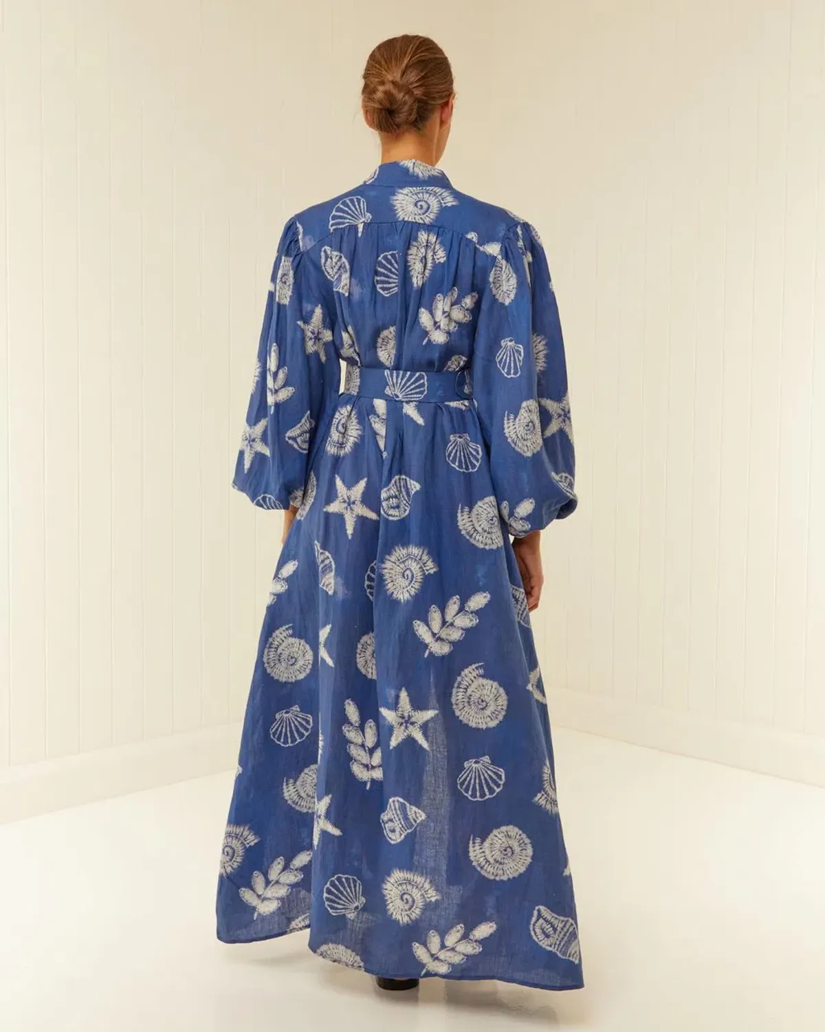 Palm Noosa Noddy Dress Blue Print Size 14 - Image 2