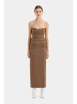Sir the Label Alba Gown in Mocha Size AU 8 for rent on The Volte - image 1