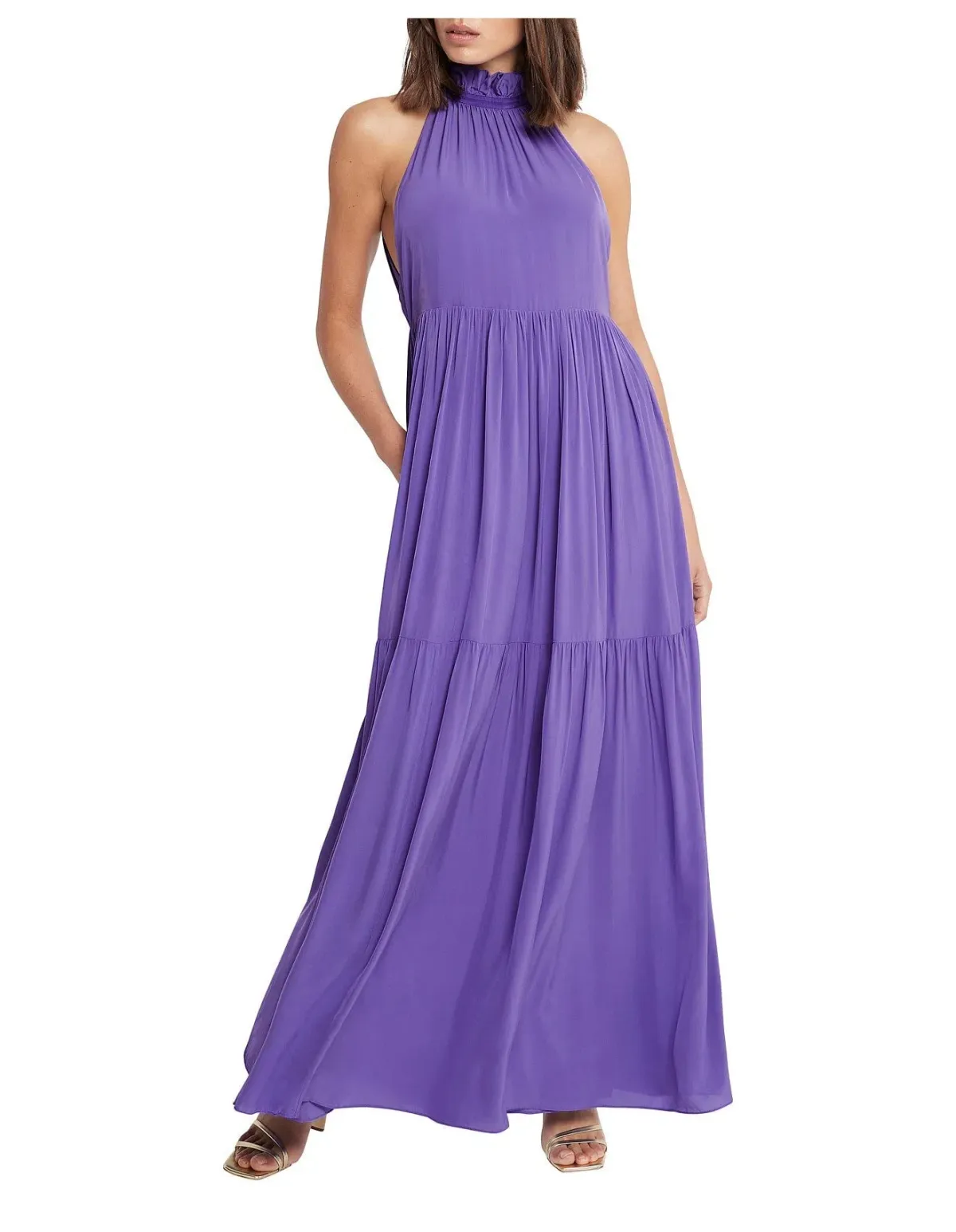 Sass & Bide Cosmic Boy Maxi Dress Purple Size 4 - Image 1