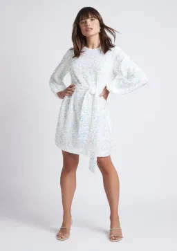 Sheike Xanadu Mini Dress White Size 14 for rent on The Volte - image 2