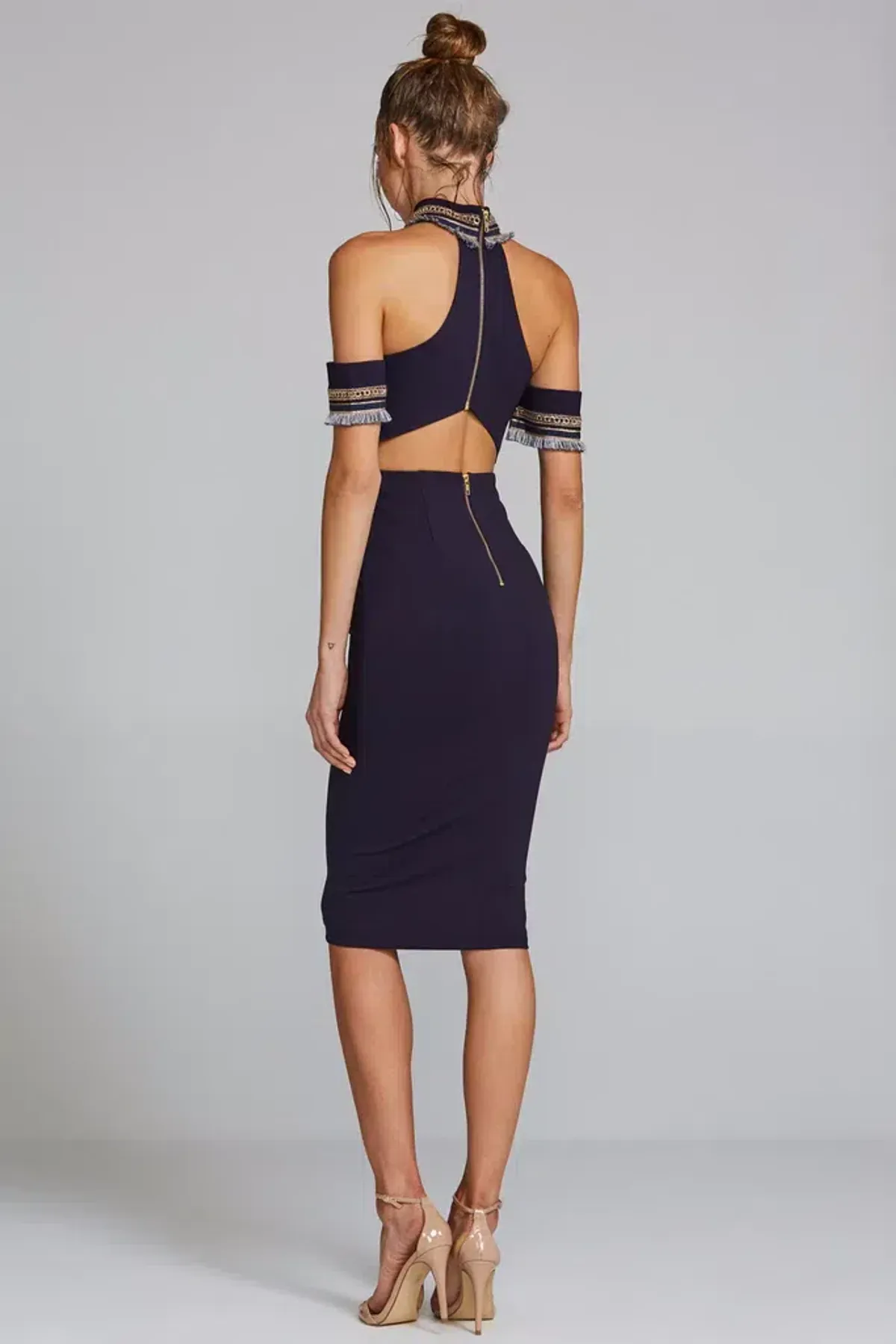 Eliya The Label Amrah Dress Navy Size M / AU 10 - Image 2