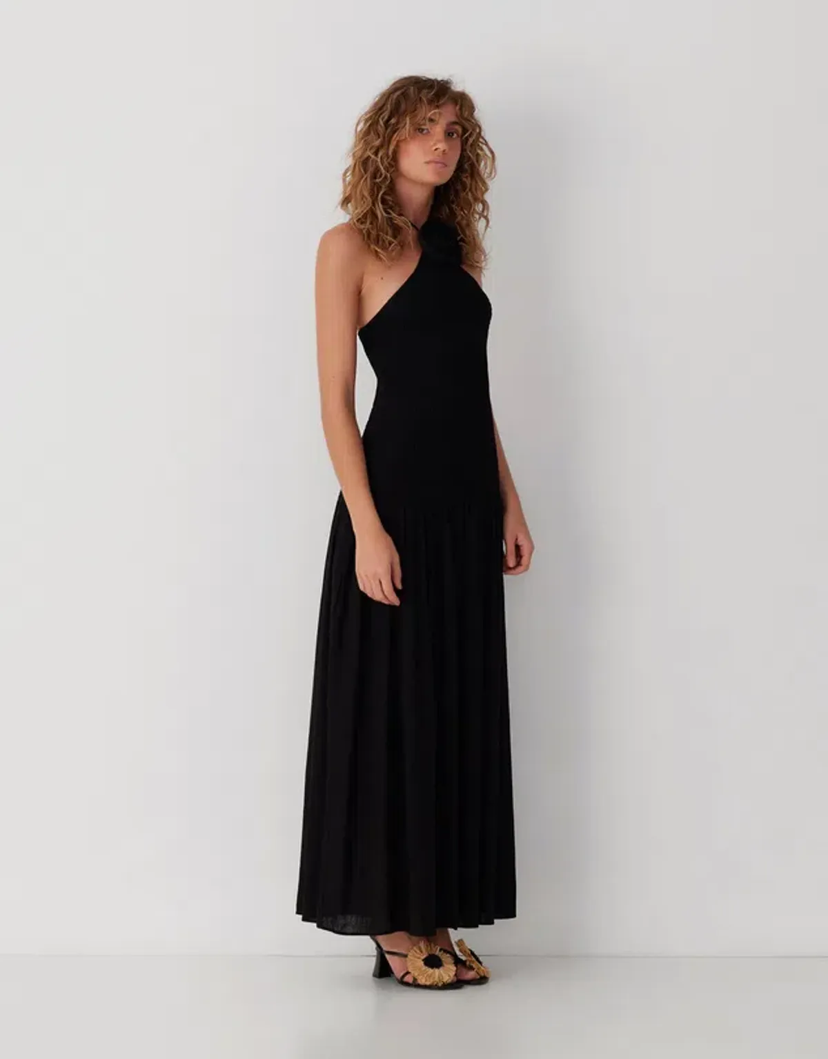 The Wolf Gang Siesta Maxi Dress Noir Size AU 8 - Image 2