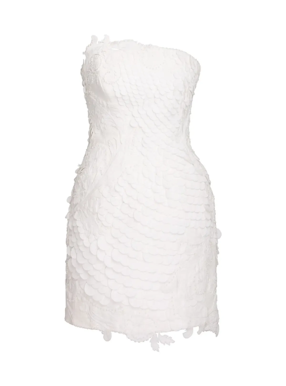 Zimmermann Tama Filigree Mini Dress Ivory Size 2 / AU 12 - Image 4
