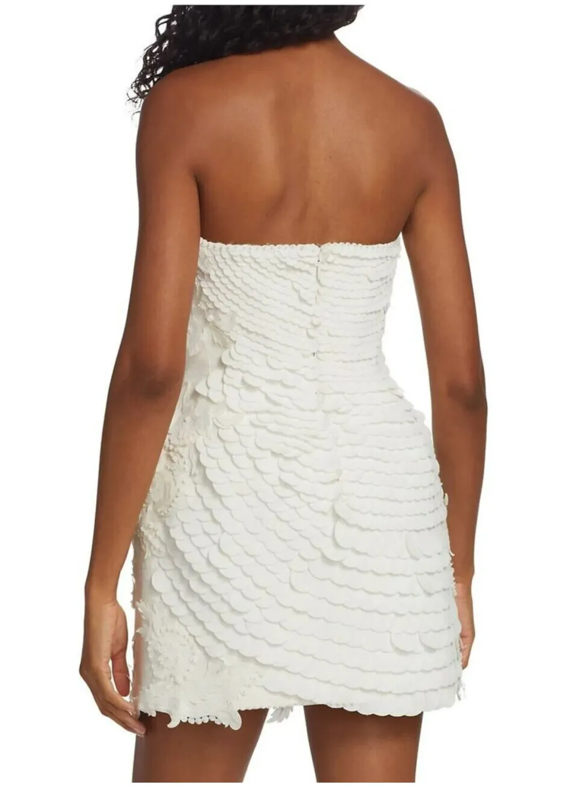 Zimmermann Tama Filigree Mini Dress Ivory Size 2 / AU 12 - Image 3