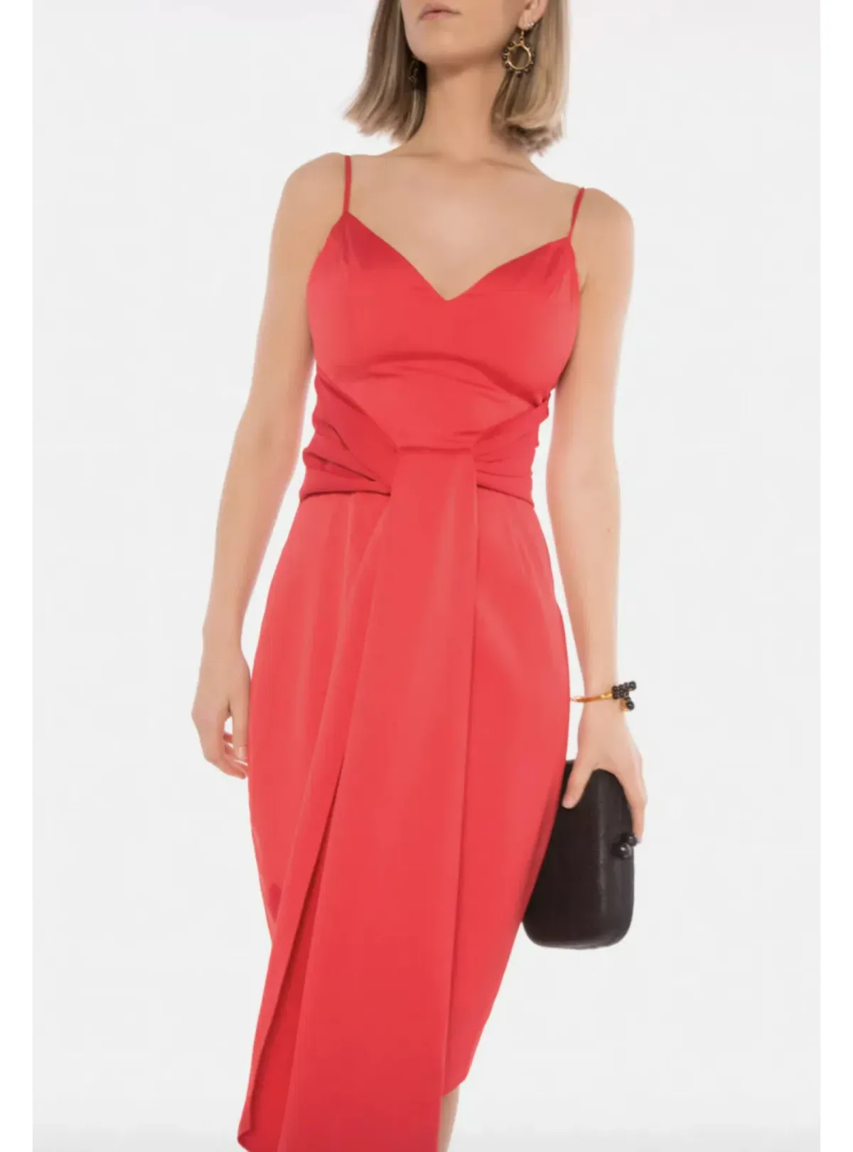 Misha Danielle Dress Red Size 4 - Image 4