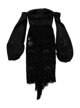Misha Constance Midi Dress Black Size 14 for rent on The Volte - image 3